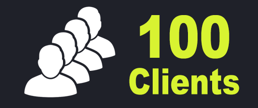 Secured 100 Clients